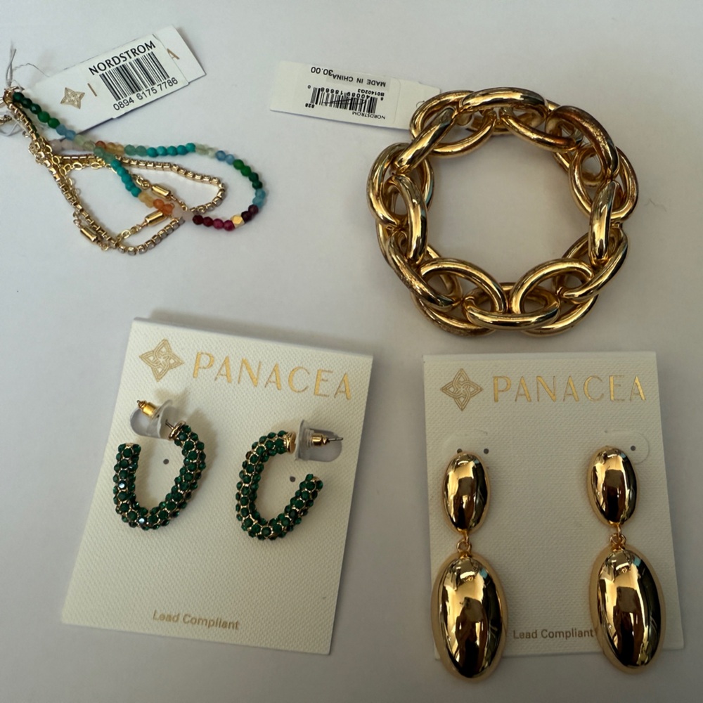 NWT $120 Bundle PANACEA EARRING AND BRACELETS